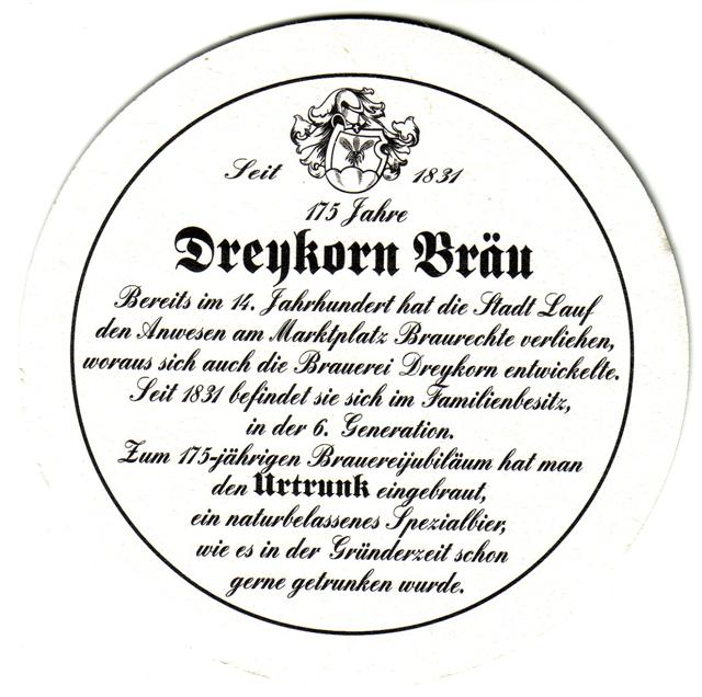 lauf lau-by dreykorn rund 3-4b (215-urtrunk-schwarz)